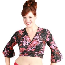  Extended Sahara Wrap Top X-Lg Paisley Masquerade 