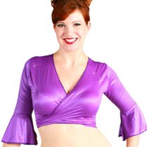  Sahara Wrap Top Sm Grape Sparkle 